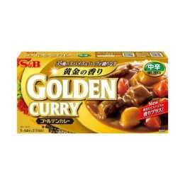 S&B - Golden Curry - Curry moyennement épicé en cubes 198g