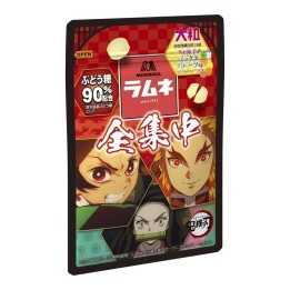 MORINAGA - RAMUNE & DEMON SLAYER - Bonbons aux Fruits 38g