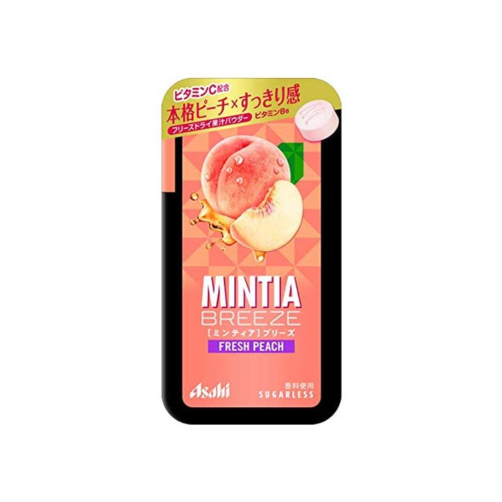 ASAHI - MINTIA Breeze - Fresh Peach Candies x30