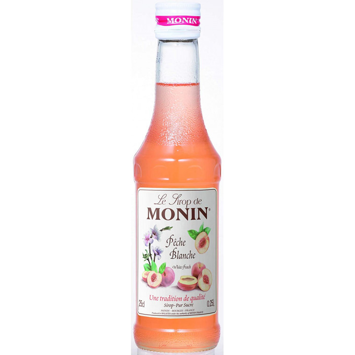 MONIN - White Peach Syrup 250ml