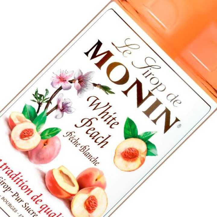 Sirop à la Pêche Blanche 250ml | Cookingsan.com