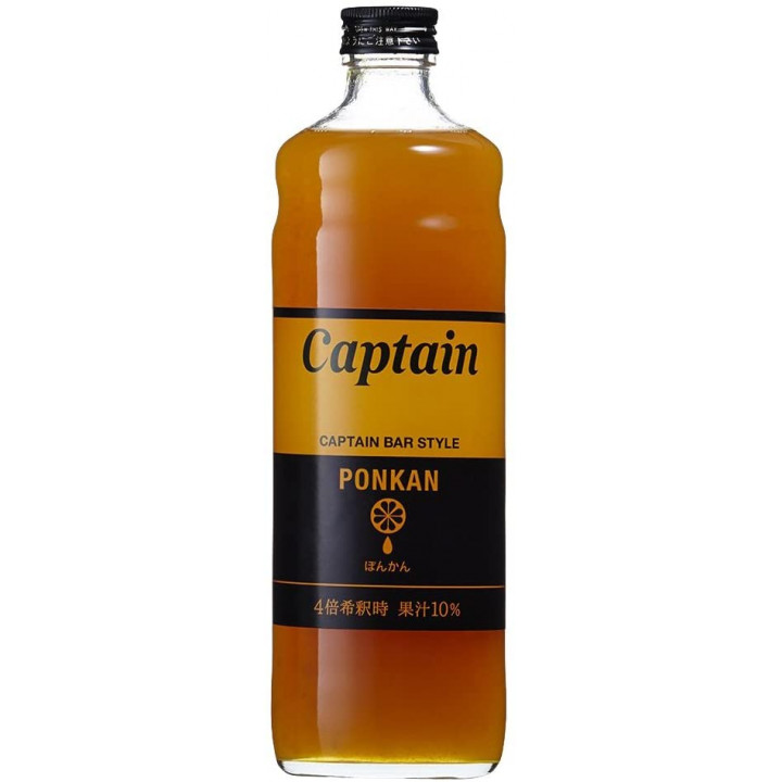 CAPTAIN - Sirop au Ponkan 600ml