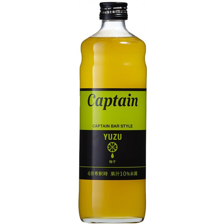 CAPTAIN - Yuzu Syrup 600ml