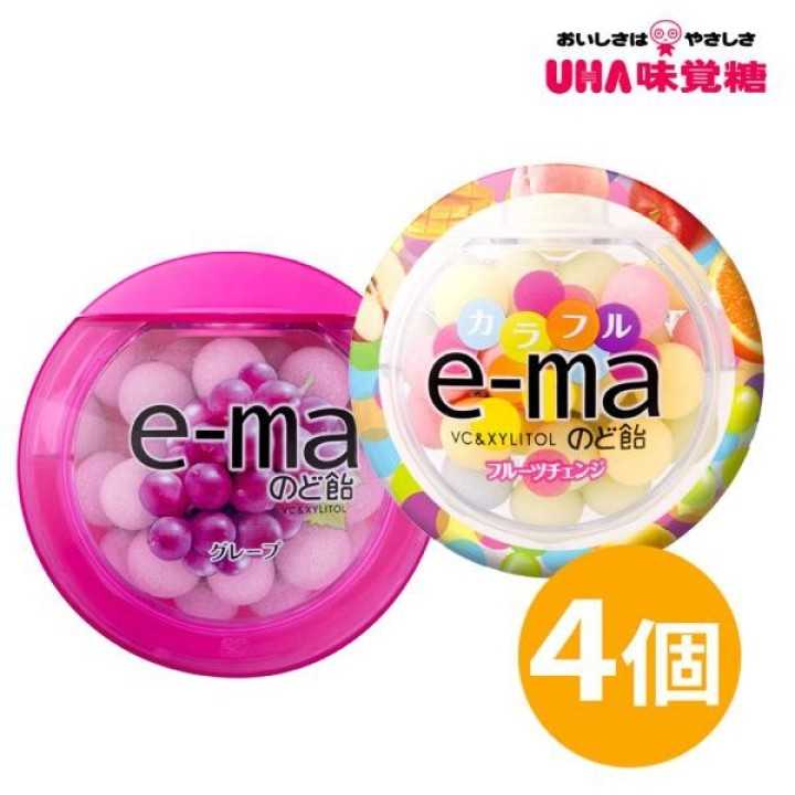 UHA MIKAKUTO - e-ma Bonbons au Raisin 33g