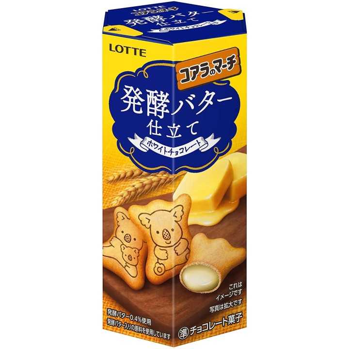 LOTTE - Koara no Machi - Beurre & Chocolat Blanc 48g