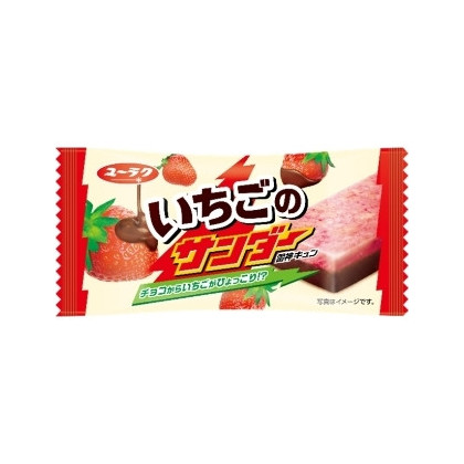YURAKU SEIKA - BLACK THUNDER Strawberry Chocolate Bar