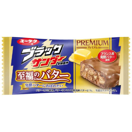 YURAKU SEIKA - BLACK THUNDER Barre Chocolatée au Beurre