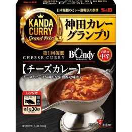 S&B - Premium Curry Bondy instantané moyennement épicé, au bœuf et au fromage - 220g