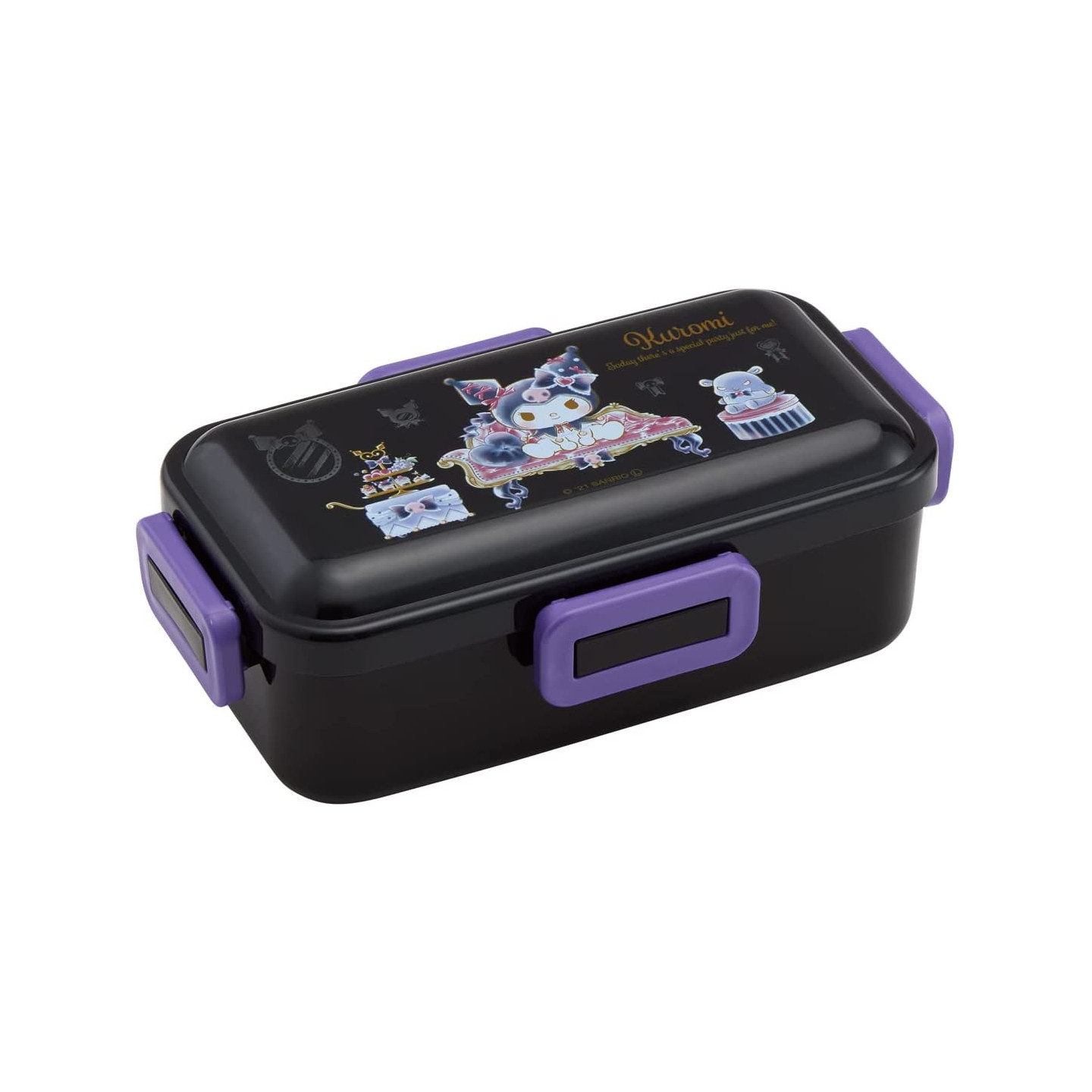 Bento (Lunch Box) - Round 500ml - Kuromi's Pretty Journey SK-SR-64995 -  Matcha Time Gift Shop