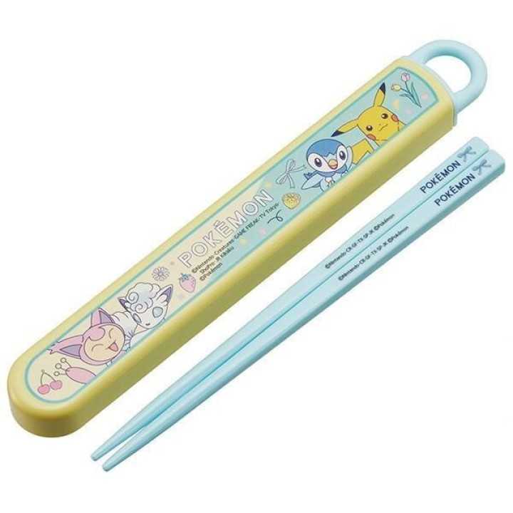Skater - Pokemon Retro Children's Chopsticks and Case Set