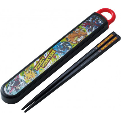 Skater - Pokemon Children's Chopsticks and Case Set