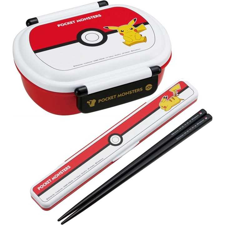 Set de baguettes et étui Pokemon Pokeball | Cookingsan.com