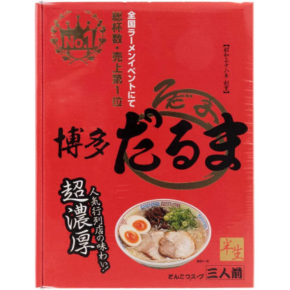 Island Foods Pork Bone Ramen Hakata Daruma Ramen, 3 portion pack