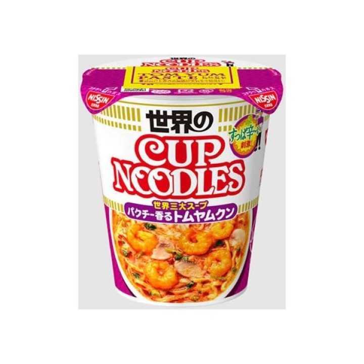 Nissin Foods - Cup Noodle Tom Yam Kung with Pakuchi Scent
