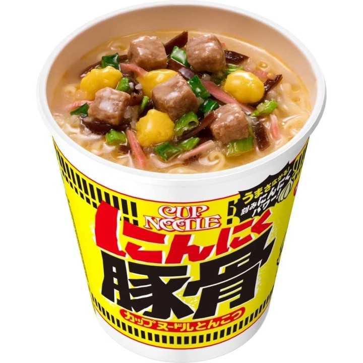 Cup Noodles Tonkotsu à l'ail | Cookingsan.com