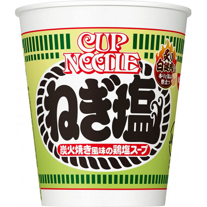 Nissin Foods - Cup Noodles Negi-Shio (Soupe salée au poulet grillé au charbon de bois)
