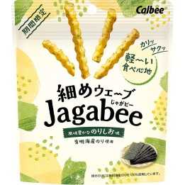 Calbee - Fine Wave Jagabee Sauce soja aromatisée 35g