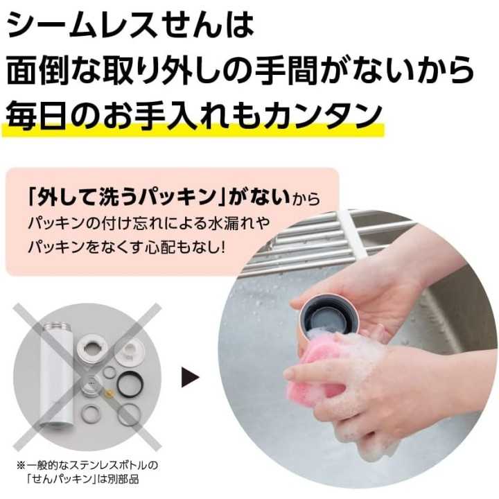 Zojirushi - Eisgraue Wasserflasche (600 ml) | Cookingsan.com
