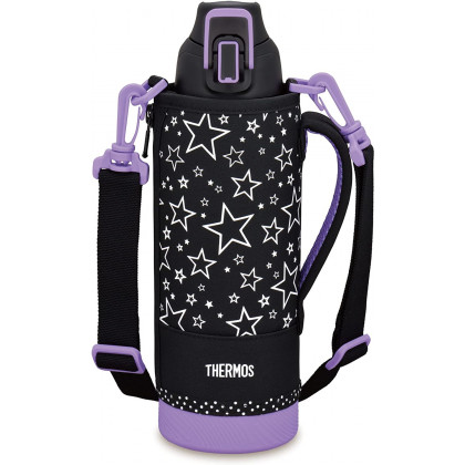 Thermos - Black Purple Water Bottle (1L)