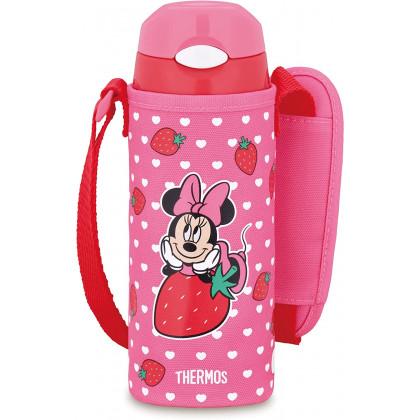 Thermos - Minnie Strawberry Pink Water Bottle (400 ml)