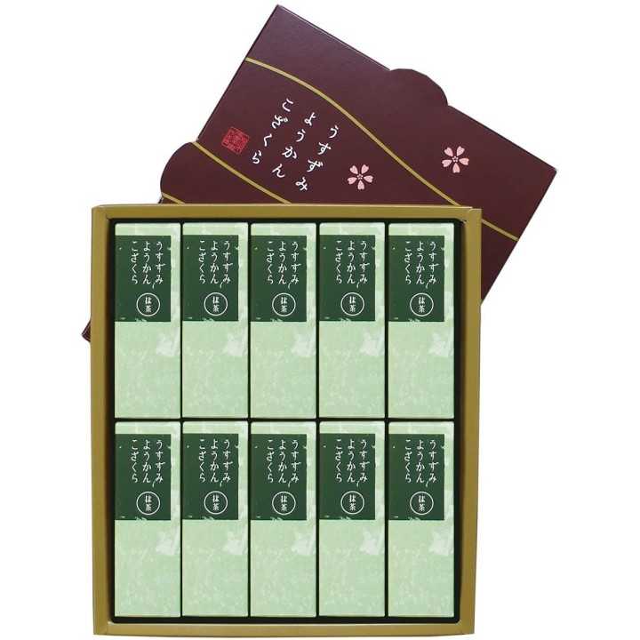 USUZUMI YOUKAN - Yokan au Matcha (boîte de 10)