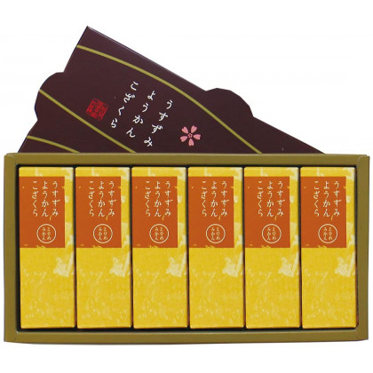 USUZUMI YOUKAN - Mandarin Yokan (Mikan) - Box of 6