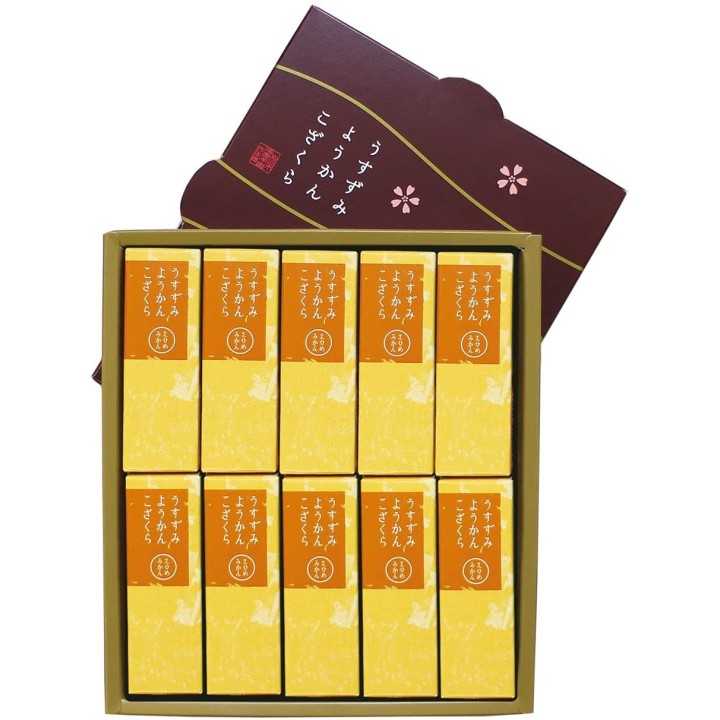 USUZUMI YOUKAN - Yokan aux Mandarines (Mikan) - Boîte de 10