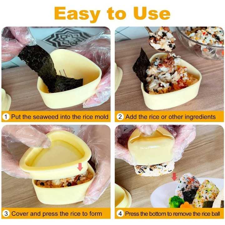 Yoryu - Molde Onigiri (3 piezas) | Cocinasan.com