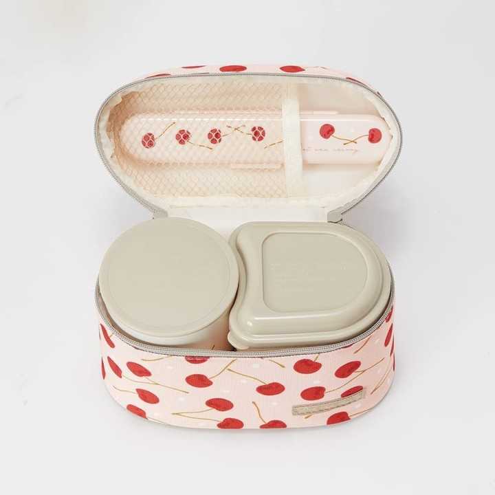 Skater - Bento Set Dot & Cherry | Cookingsan.com
