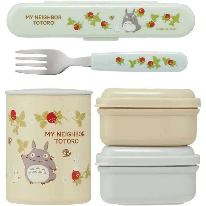Skater - Set à Bento Ghibli My Neighbor Totoro Strawberries | Cookingsan.com