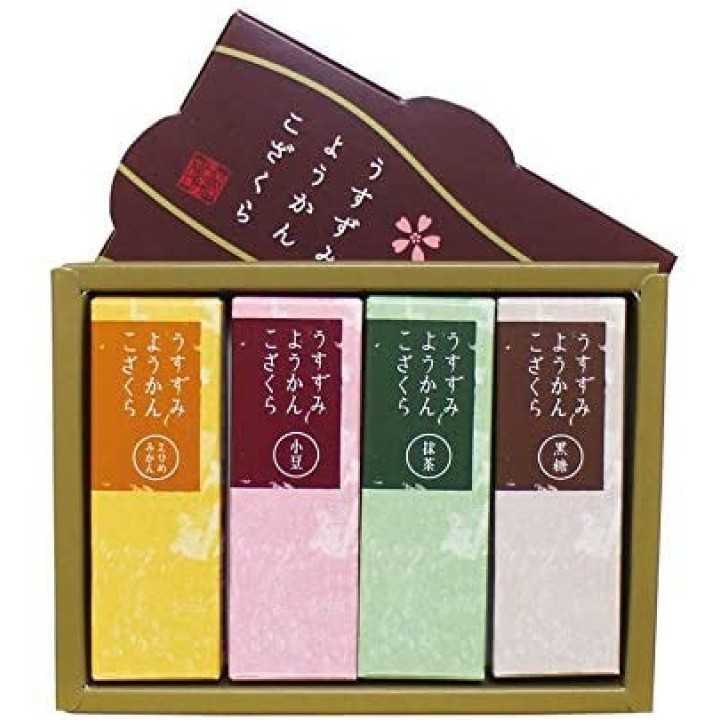 USUZUMI YOUKAN - Yokan 4 goûts (boîte de 4)