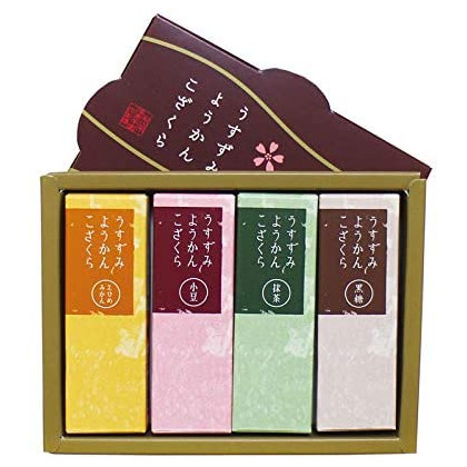 USUZUMI YOUKAN - Yokan 4 flavours (box of 4)