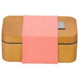 Showa - Boîte à bento Haramaki Natural x Pink | Cookingsan.com