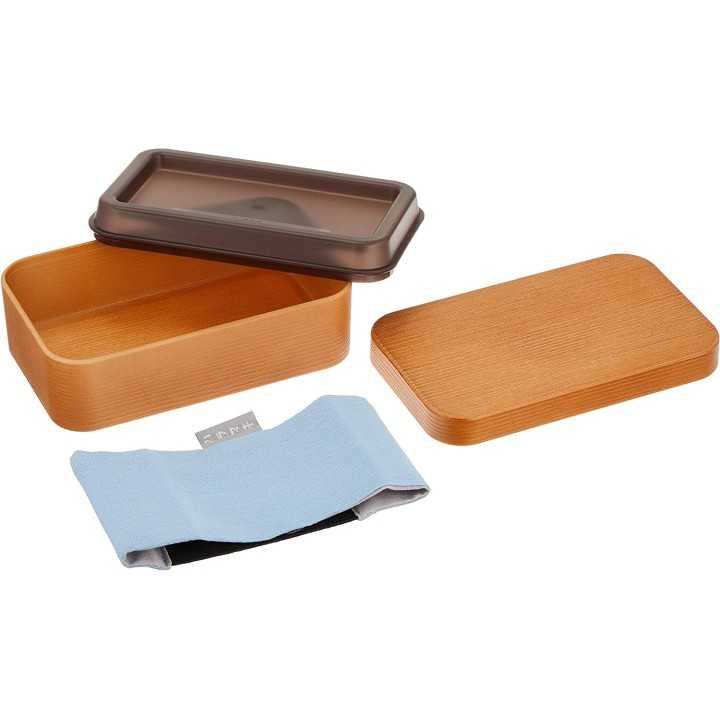 Showa - Haramaki Bento Box Natural x Blue | Cookingsan.com