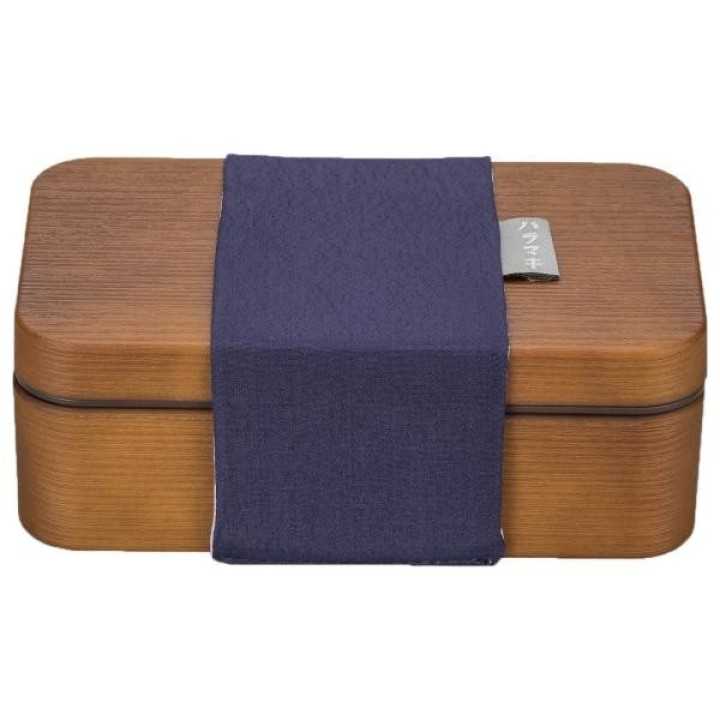 Showa - Boîte à bento Haramaki Light Brown x Navy