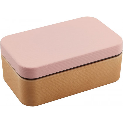 Showa - Boîte à bento Wood Grain Pink