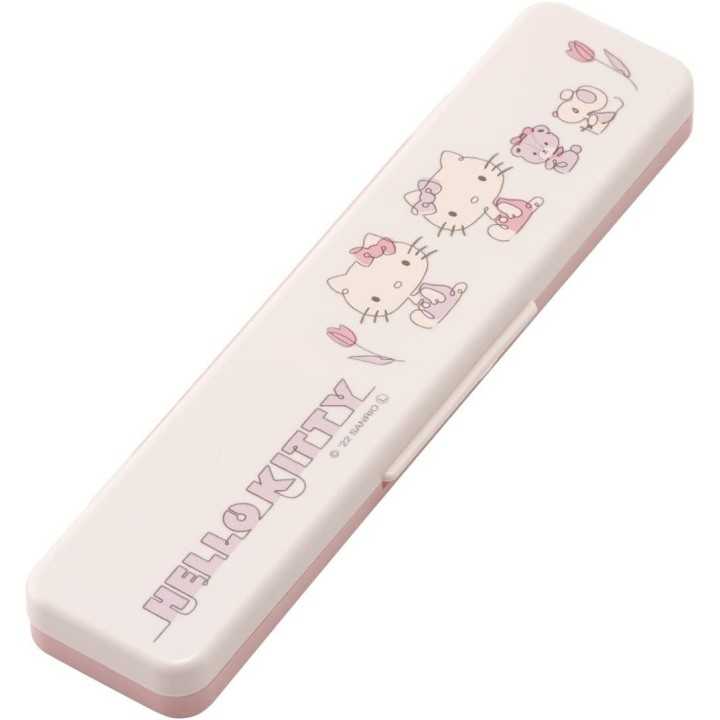 Skater - Hello Kitty Spoon and Chopstick Set | Cookingsan.com