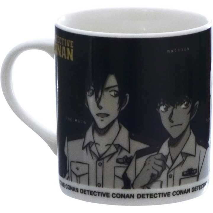 Taza monocromática de Kaneshotouki - Detective Conan: Academia de Policía | Cookingsan.com