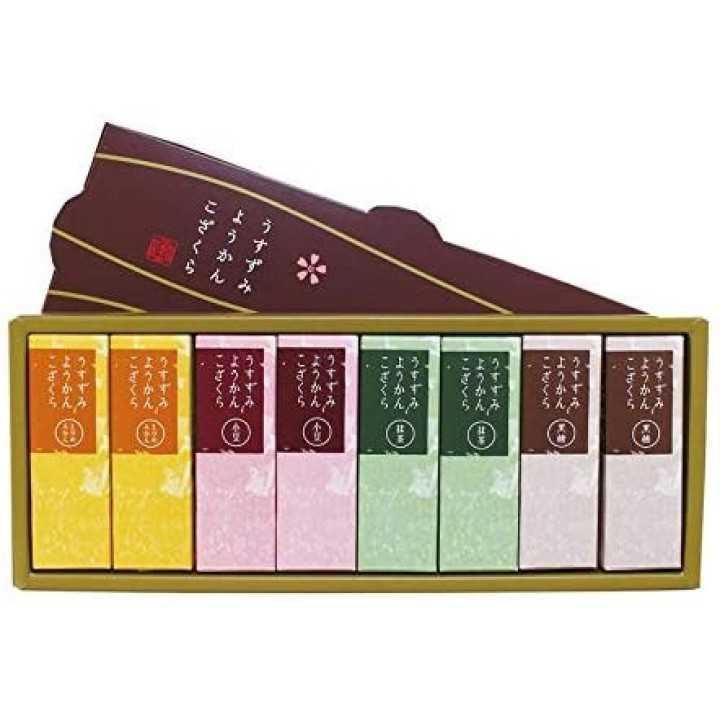 USUZUMI YOUKAN - Yokan 4 goûts (boîte de 8)