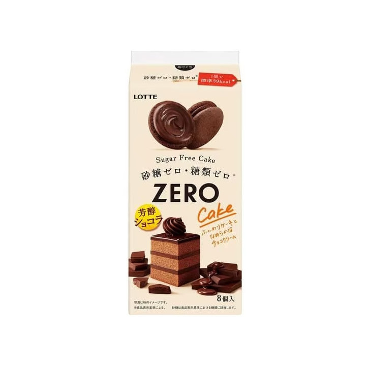 LOTTE - Zero Sugar Free Cake Mellow Chocolat
