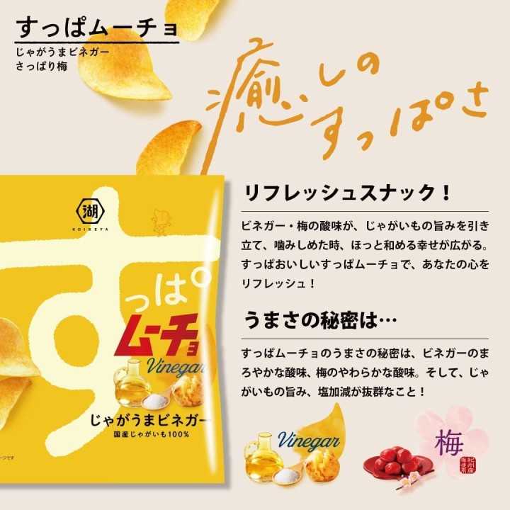 Koikeya - Suppamucho Chips Jaga-uma e vinaigre | Cookingsan.com