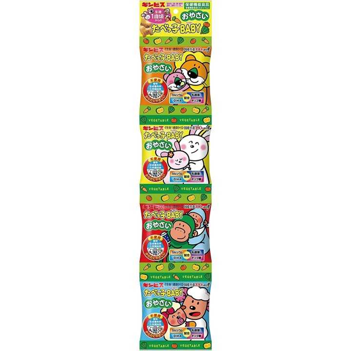 Ginbis - Tabekko Baby aux légumes 4 paquets