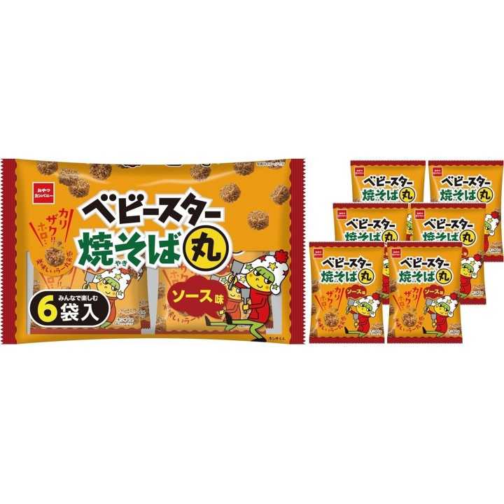 Oyatsu Company - Salsa Baby Star Dodecai Maru Yakisoba | Cocinasan.com