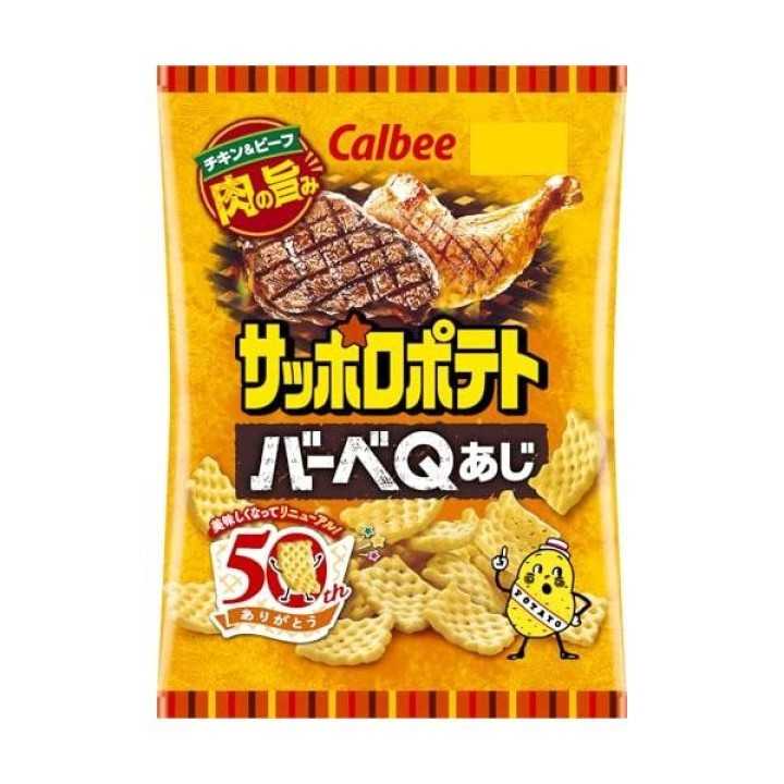 Calbee Sapporo Potato – Barbecue Flavor | Cookingsan