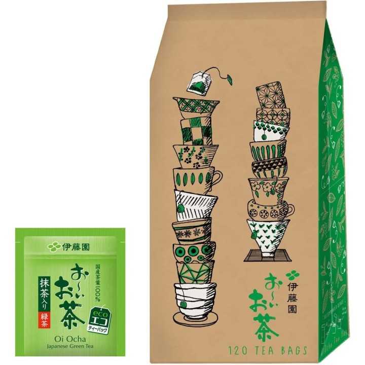 Ito En Oi Ocha Tè Verde con Matcha – 120 Bustine Ecologiche