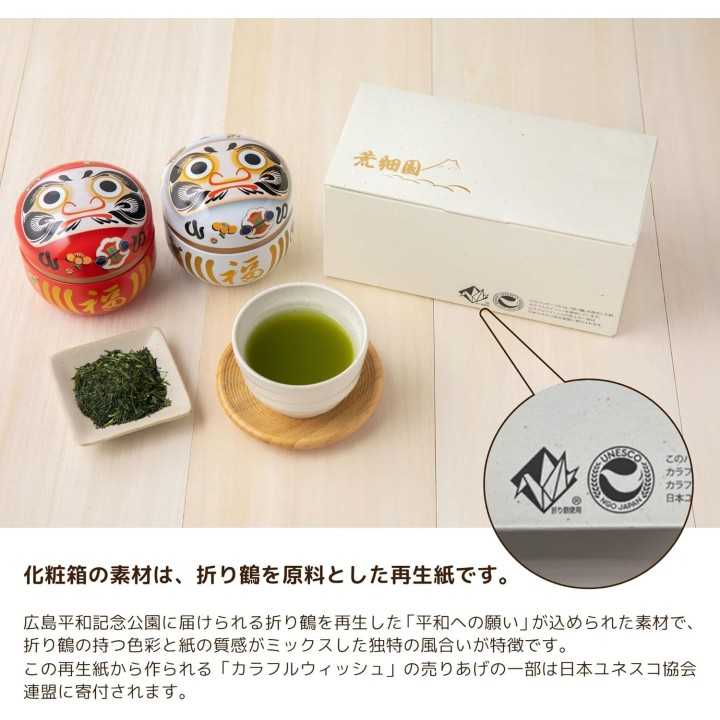 Set Regalo Tè Verde Giapponese – Lattine Daruma Rosso e…