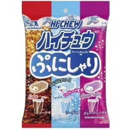 MORINAGA - HI-CHEW - Bonbons Cola, Soda & Soda au Raisin 68g