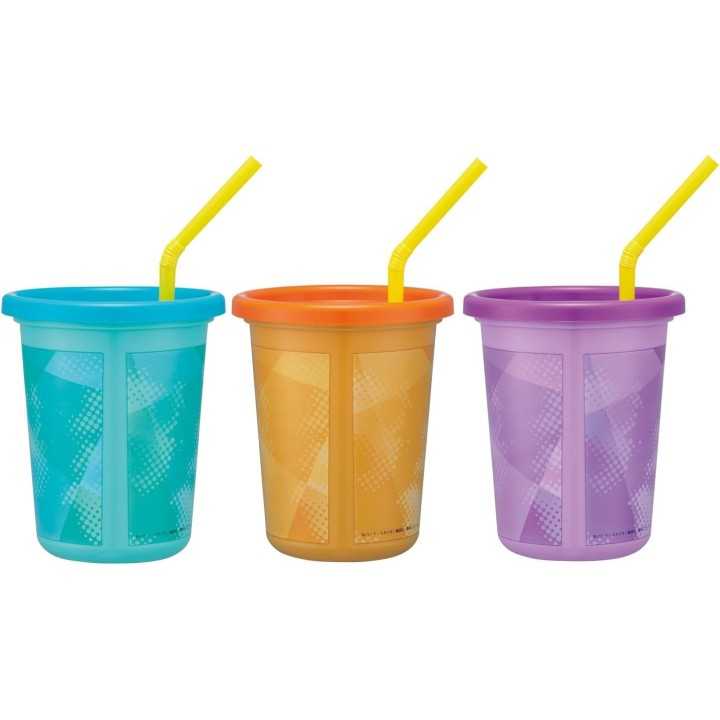 Lot de 3 gobelets à paille Dragon Ball Z, 320 ml, Skater, importés du Japon