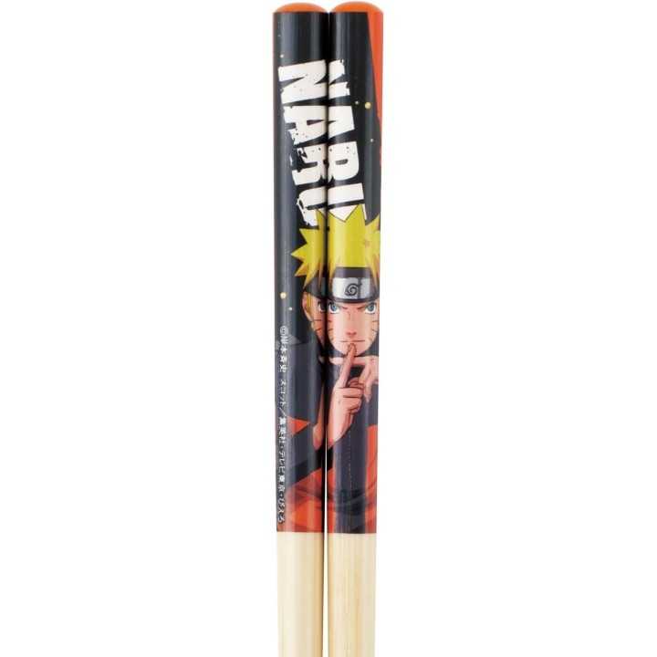 Baguettes en bambou Naruto, 21 cm, Skater, importées du Japon