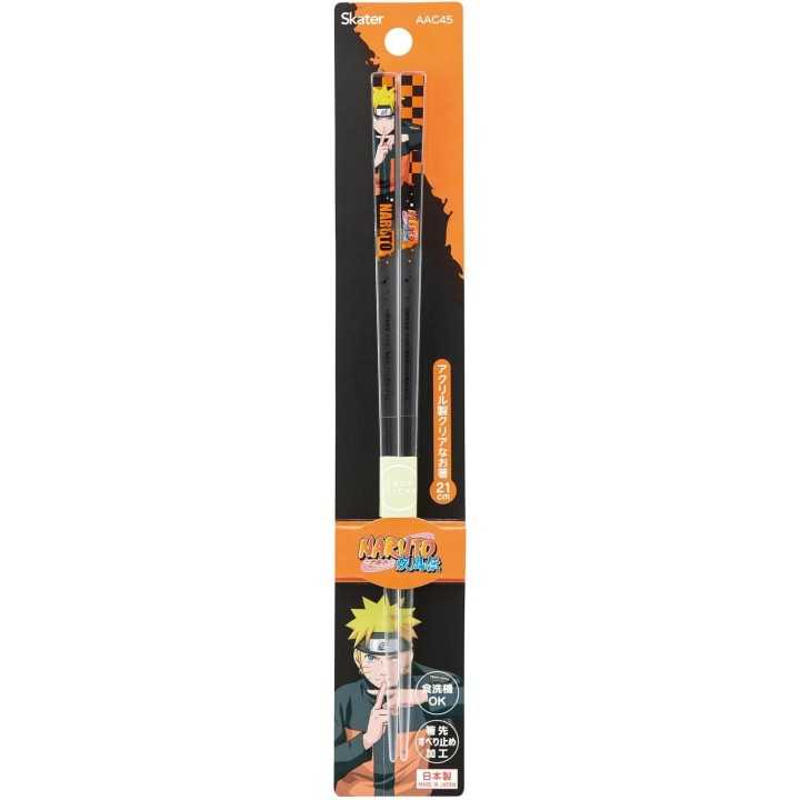 Naruto-Essstäbchen aus Acryl, 21 cm, spülmaschinenfest, Skater, Import aus Japan